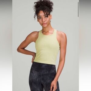 Lululemon Ebb To Street Racerback Crop Tank Top SNDC Size‎ 8